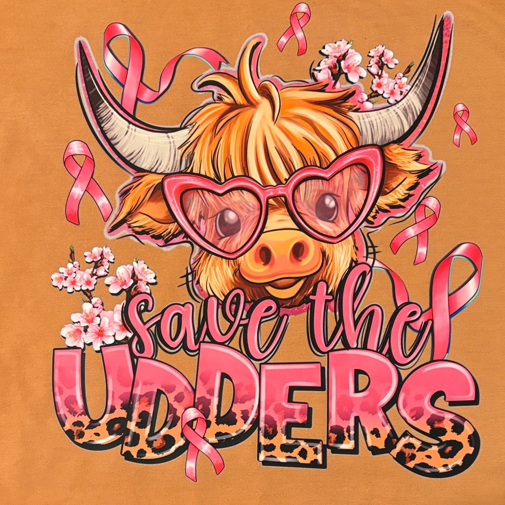 Adult Unisex Save the Udders Graphic Tee